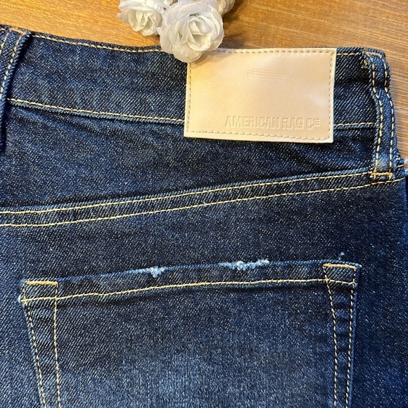 Women’s American Rag Cie Sculpt Stretch Ultra Soft Button Fly Jeans Size 11 Blue - Picture 9 of 13